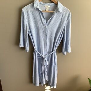 H&M Striped Shirt Dress